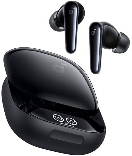 Soundcore Auriculares Noise Cancelling True Wireless Bluetooth  Liberty 4 Pro - Preto Bilhante