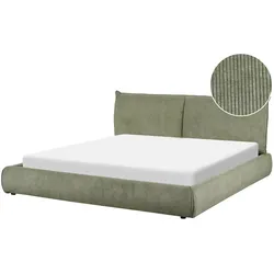 WASSERBETT Cord 180/200 cm Olivgrün Vinay
