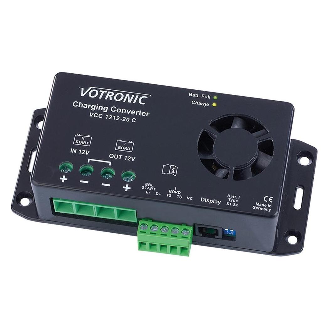 Votronic 3321 VCC 1212-20 C 12V zu 12V 20A B2B Ladewandler (25 A, 12V) (3324)