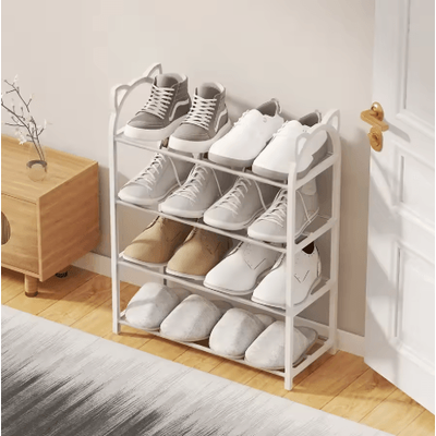Multi Layer Shoe Rack Organizer Simple And Economical Home Storage Shelf white