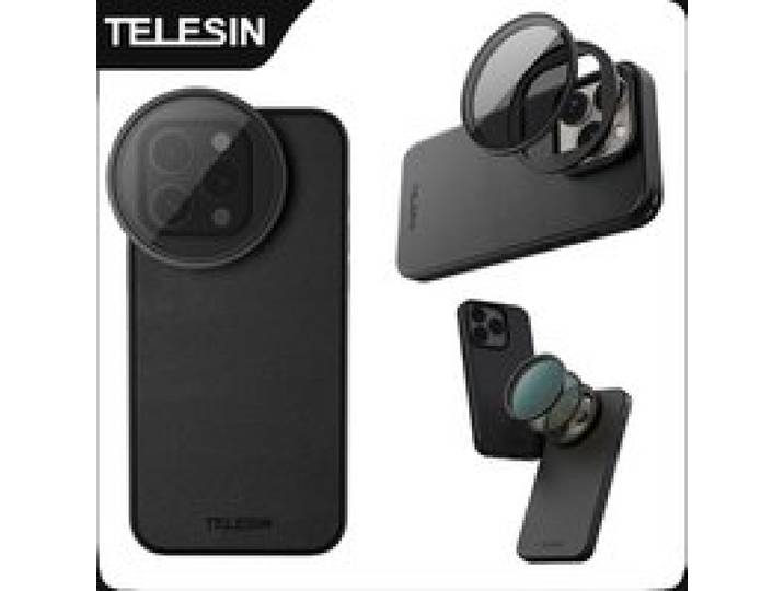 TELESIN Telefoon CPL VND Filter Voor iphone 15 pro 15 pro max met Telefoon Beschermhoes Lens Filter Voor iphone Accessoires