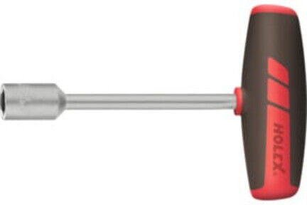 Holex Steckschlüssel mit Quergriff, Klingenlänge 125 mm 7 mm   aus Chrom-Vanadium-Stahl, 622711 7)