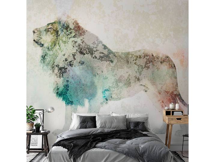 home24 Vlies-fotobehang Colourful King 250 x 175cm 250 x 175 cm