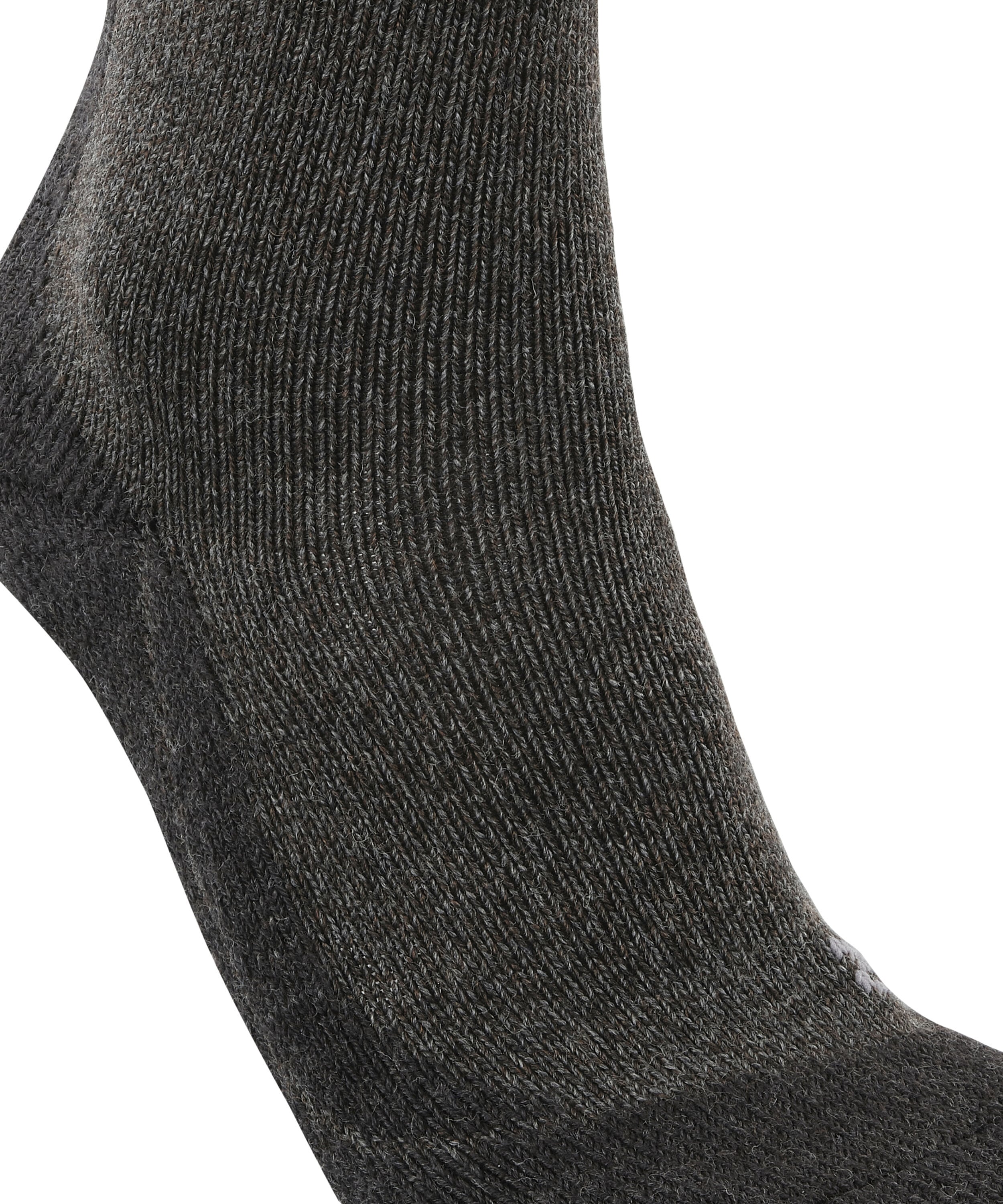 Socken FALKE "TK1 Adventure Wool", Kinder, Gr. 44-45, grau (smog (3150)), Obermaterial: 70% Schurwolle WV. 30% Polyamid PA., Socken Socken