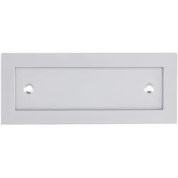 Marchesi, Hausnummer + Türschild, Namensschild Rahmen 120x48mm mit 2 Anschraublöcher, Aluminium eloxiert