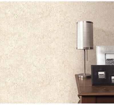 "Molten Texture Lucy 32.7' x 20.5 "" Molten Texture Wallpaper in Beige"