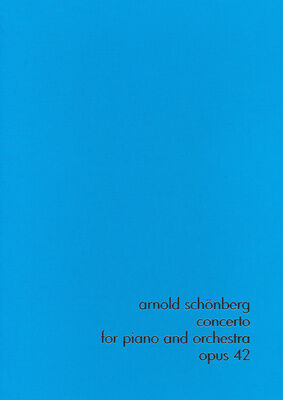 Henle Verlag Schönberg Klavierkonzert op. 4
