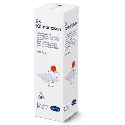 Es-Kompressen unsteril 5x5 cm 12fach 100 St Kompressen