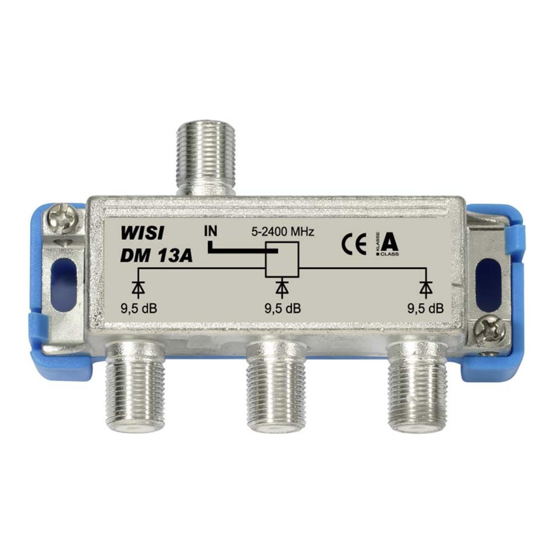 Wisi Verteiler 3f. 5-2400MHz, 9,5dB DM13A (16578)