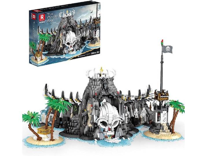 Reobrix 66012 Pirate Bay Piratenbucht Konstruktions-Spielset, (2960 St)