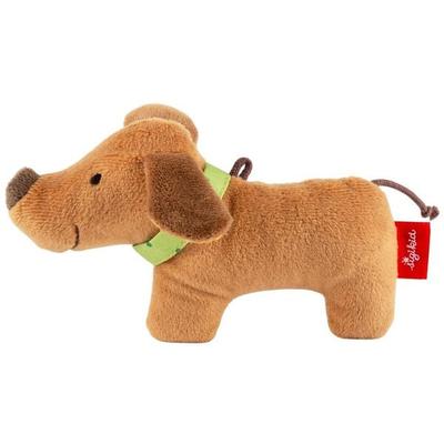 Sigikid 43535 - Greifling Rassel Hund Dackel, Plüsch, 15 cm