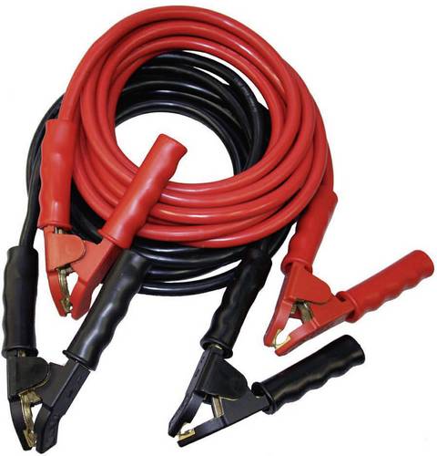SET SK550-WZ Starthilfekabel 50mm² Kupfer 5.00m mit abgewinkelten Messing-Zangen, ohne Schutzschaltung