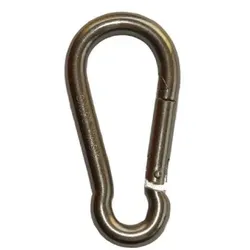 M&M Karabiner - Stainless Steel - 80 mm