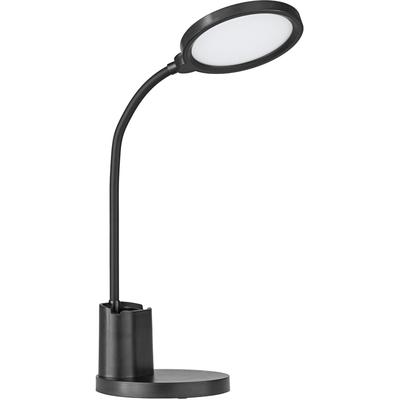 EGLO Tischleuchte "BROLINI", schwarz, Ø 15cm H: 55cm, 1 Stk., Leuchten, Tischleuchte aus Kunststoff - 2,1W - warmweiß - kaltweiß, Tischleuchte