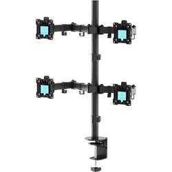 Tischhalterung für 13 - 32 Zoll Bildschirme bis 8 kg (x4) Schwarz D421E-B