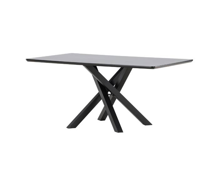 Couchtisch VENTURE HOME Piazza, rechteckiger Couchtisch in elegantem Schwarz, 100 × 60 cm , schwarz, schwarz, schwarz, B:60cm H:48cm T:100cm, Tische, Couchtisch, Sofatisch, MDF, rechteckig, einheitlich, modern, raffiniert