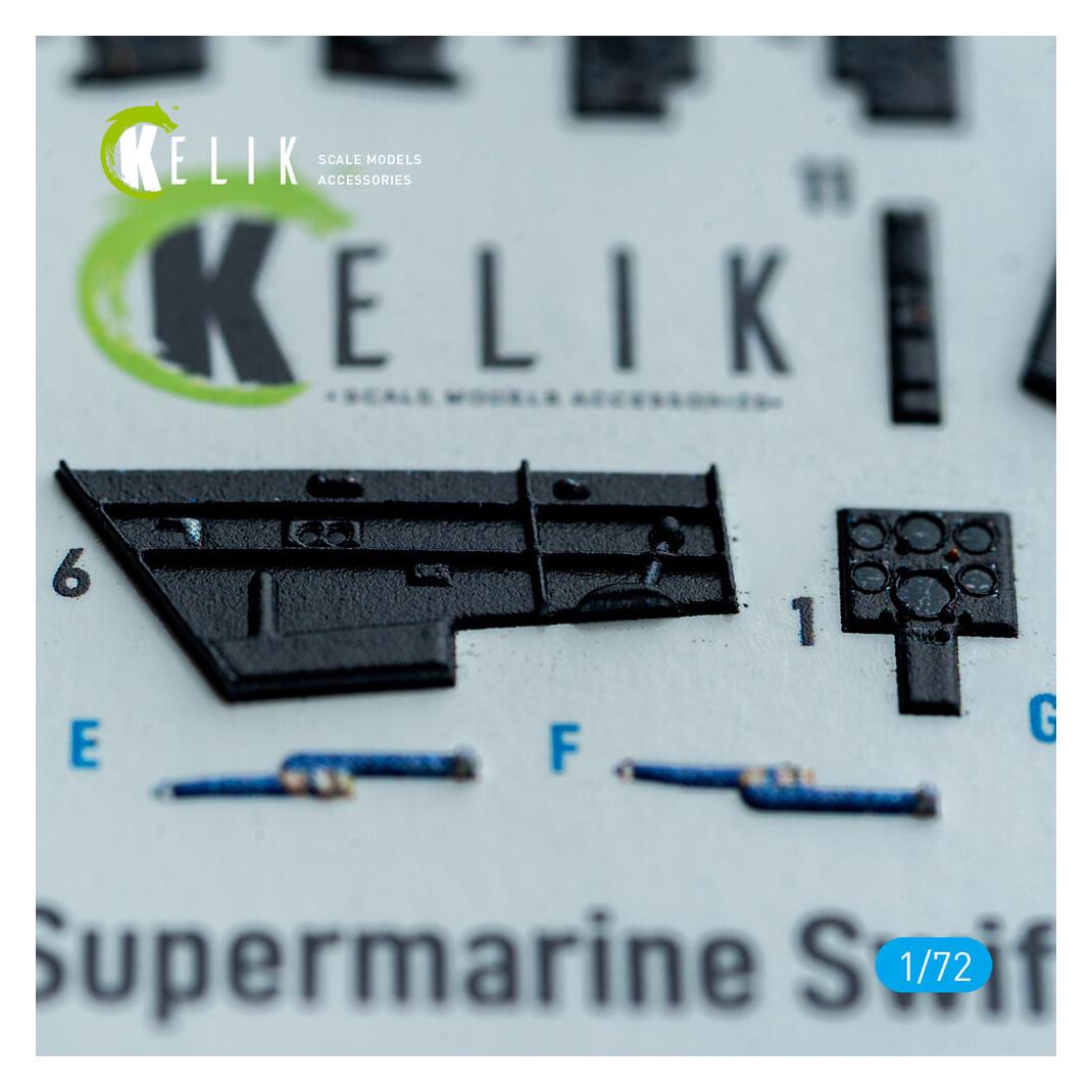 Kelik Supermarine Swift FR.5 - interior 3D decals for AirFix kit (K72185)