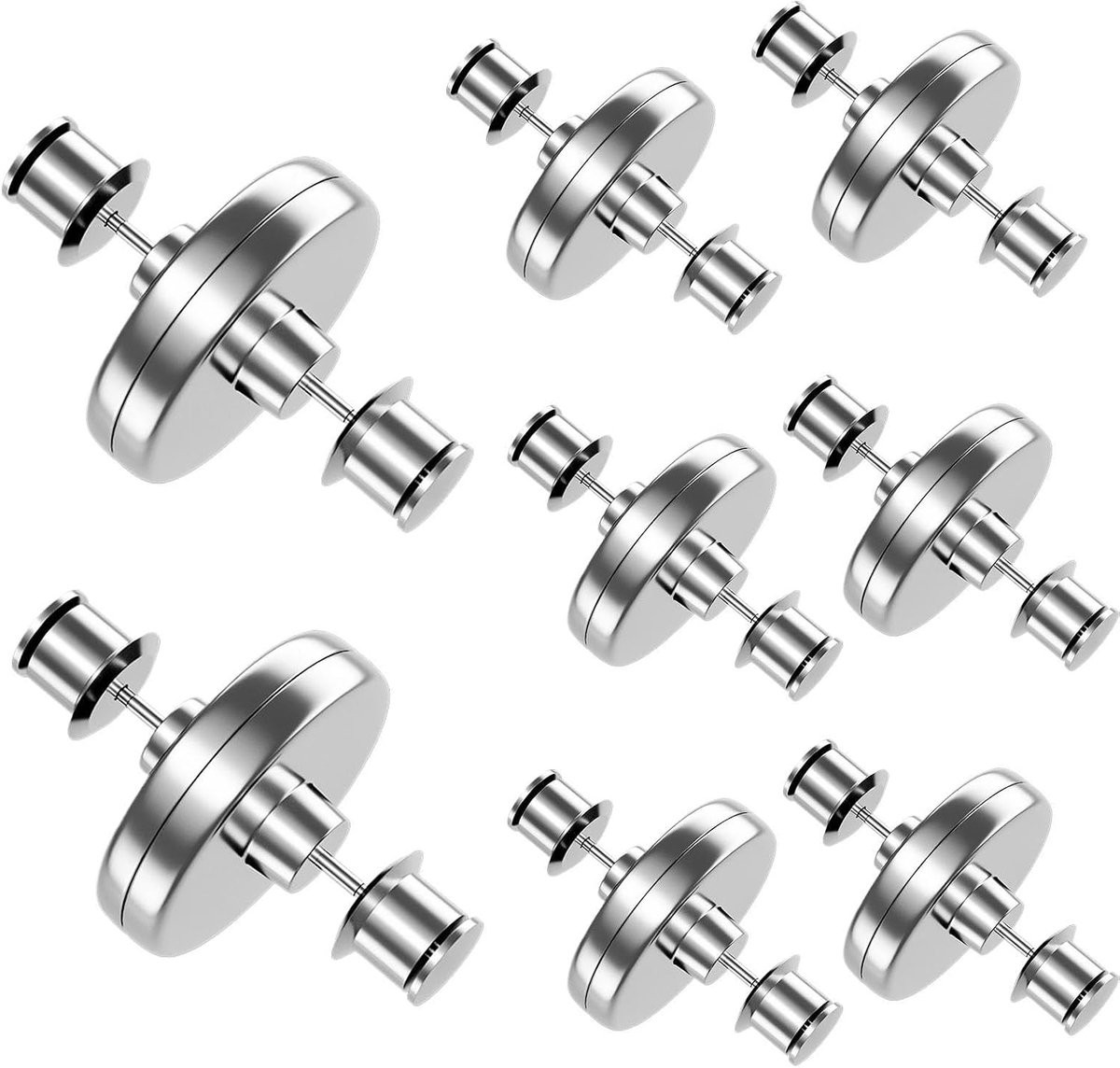 Gordijnsluiting Clips - Magnetische Houders - 8 Paar - Meerkleurig