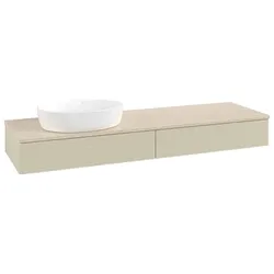 Villeroy & Boch Antao Waschtischunterschrank 1600x190x500mm K15113HJ mit Struktur FK/AP: HJ/3