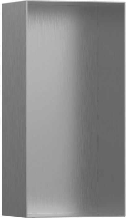 Hansgrohe XtraStoris Wandnische 56070800 30x15x10cm, mit offenem Rahmen, Edelstahl Optic