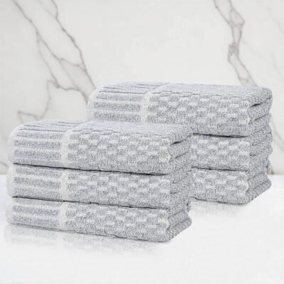 Superior Juno Viscose Cotton Blend Hand Towels, Set of 6