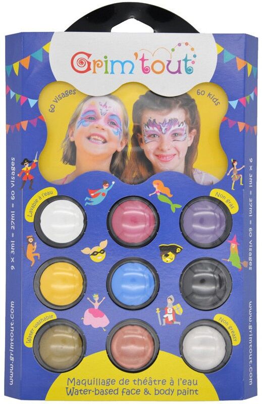 GRIM'TOUT Palette 9 couleurs - Licorne