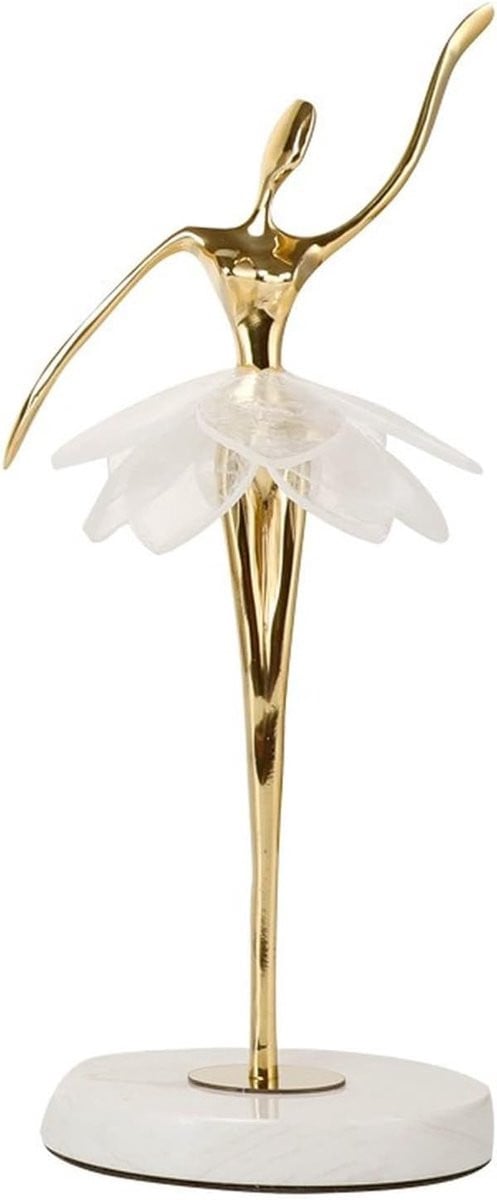 Handgemaakt koperen balletmeisje standbeeld voor huisdecoratie, Hoogte: 30 cm
