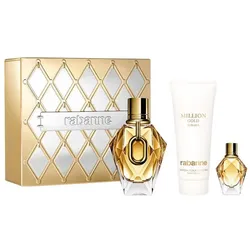 Paco Rabanne, Beauty Geschenkset, MILLION GOLD FÜR IHR ETUI 3 Stück (Körperpflegeset, Parfum Set)
