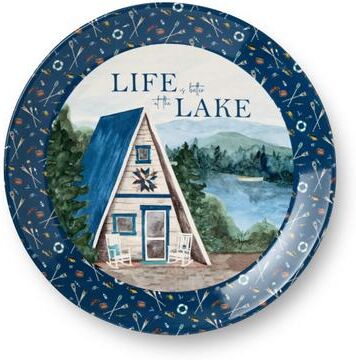 "Certified International Wake At The Lake Round Platter 13"" - 13.00""L x 13.00""W x 1.25""H"