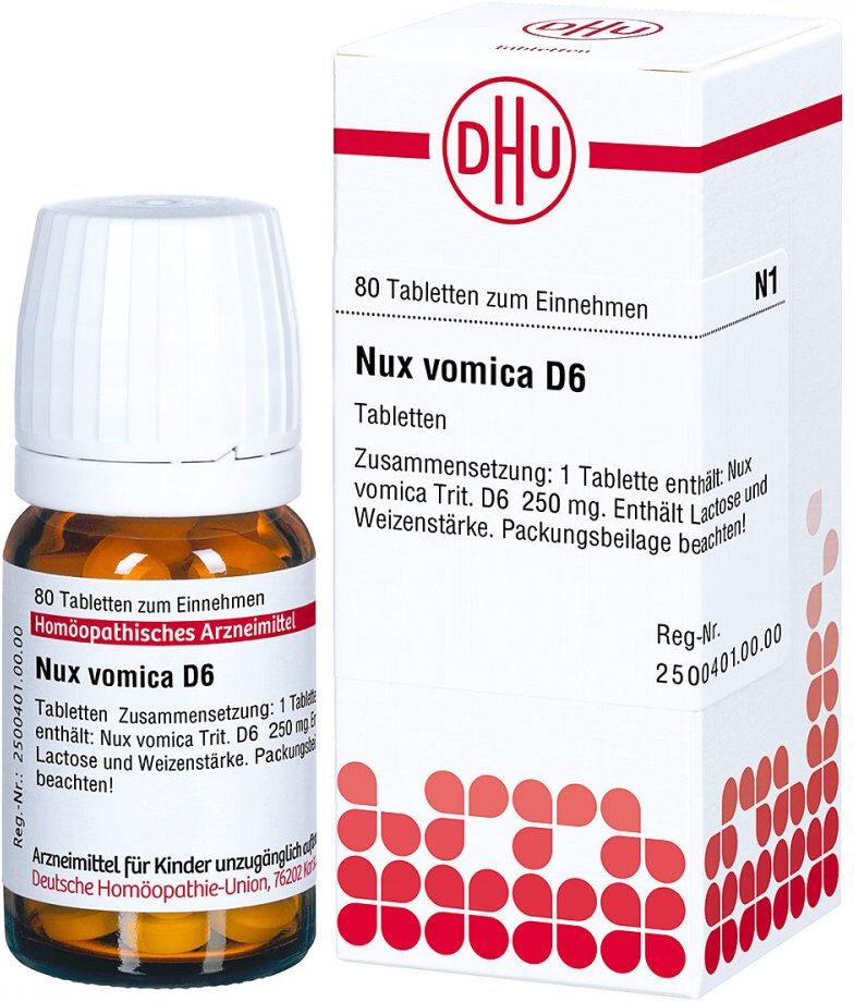DHU Nux Vomica D6 Tabletten 80stk
