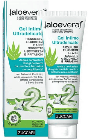 ALOEVERA2 Zuccari Gel Intimo Ultradelicato Lenitivo 80 Ml
