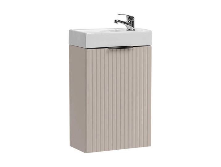 Petits-meubles Handwaschbecken-Möbel 40cm Adriel Beige, Kaschmir, 40x66x22 cm, Badezimmer, Waschbecken & Armaturen, Waschtische