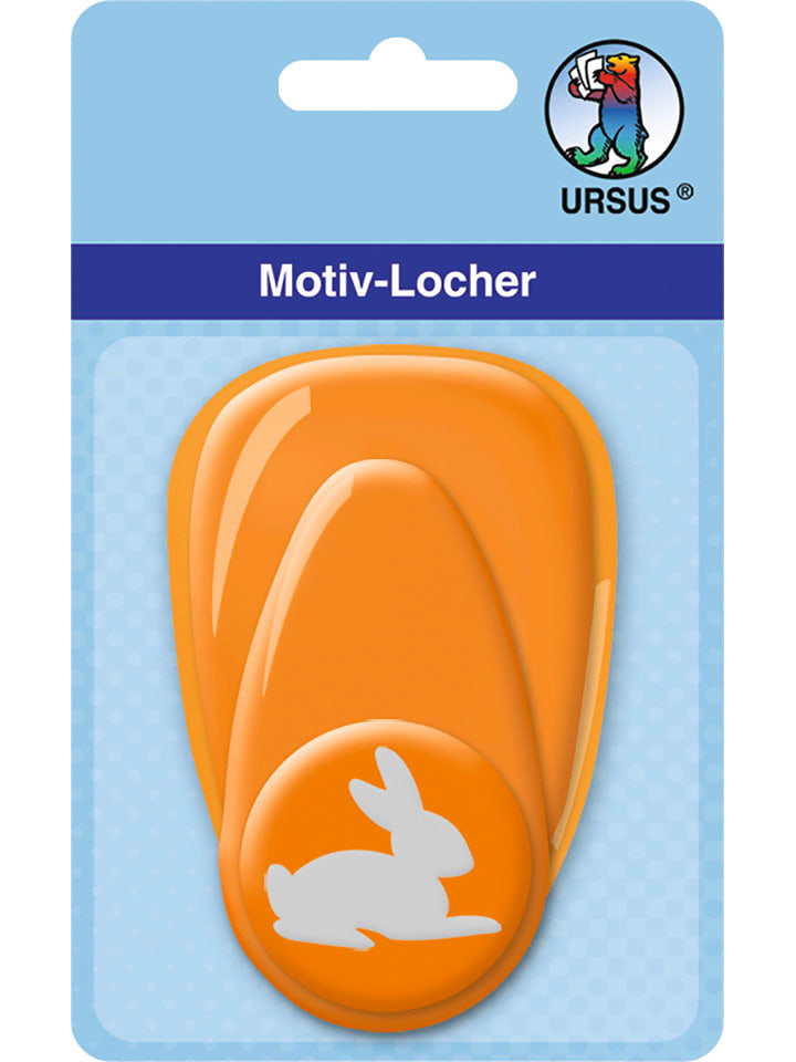 URSUS Motiv-Locher "Hase" in Orange - onesize