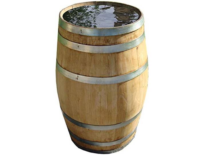 150 Liter Holzfass, neues Fass, Weinfass aus Kastanienholz vom Holzfass Baron (unbehandelt,geöffnet)