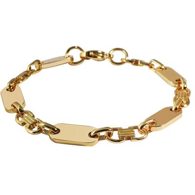 Armband ADELIA´S "Armband aus Edelstahl 19 cm", gold, Armbänder, Damen, 19cm, Edelstahl, Armband, Eine schöne Geschenkidee für jeden Anlass
