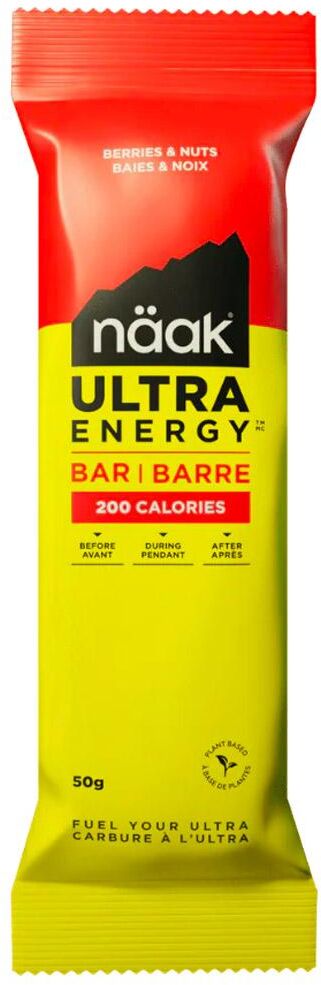Naak  - Ultra Energy Bars 50 g. Baies & Noix - Barre Energétique