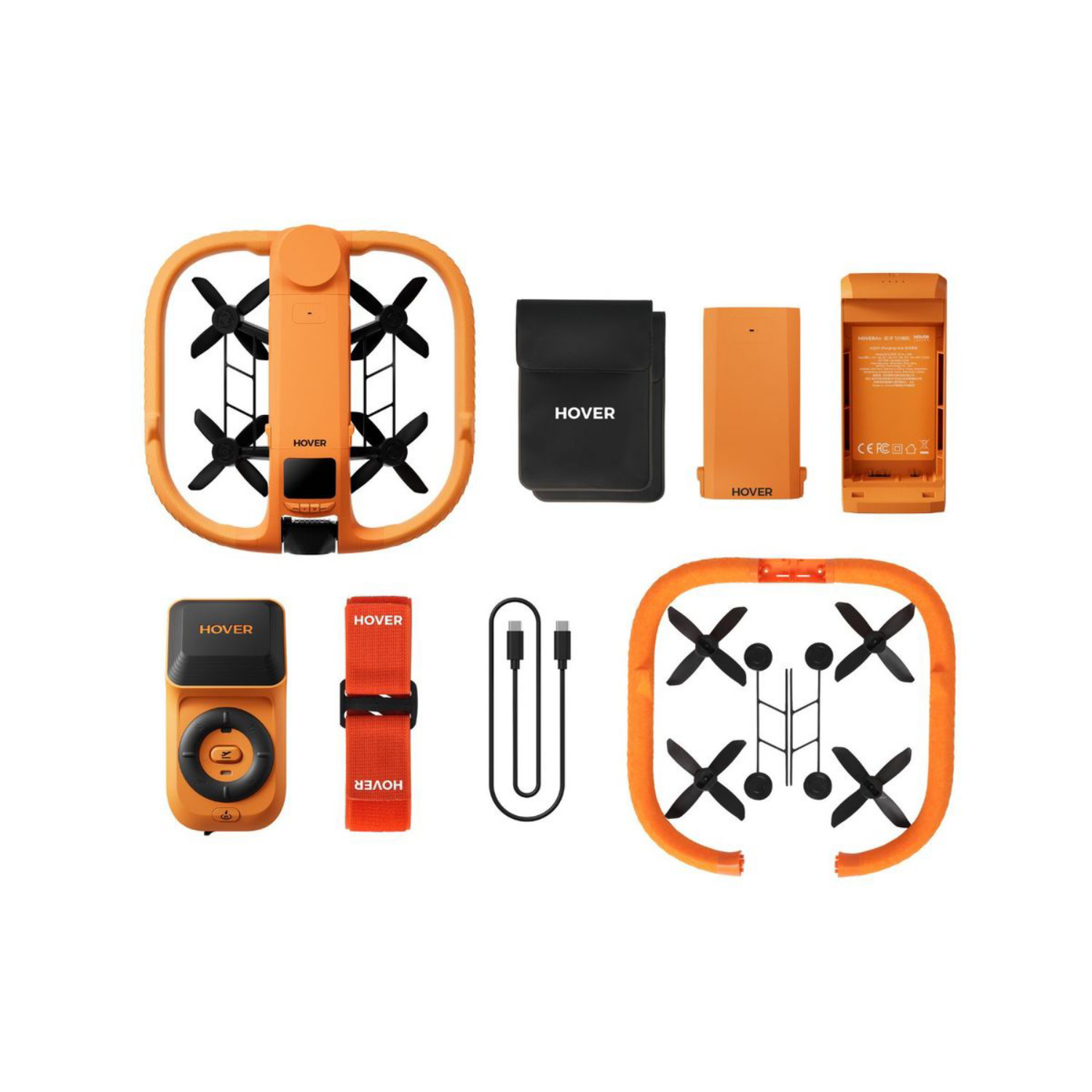 HOVERAir AQUA Retail Combo Drohne - autonom fliegende Kameradrohne