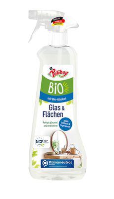 Bio Glasreiniger POLIBOY, für alle Glasflächen, streifenfrei, Sprühflasche mit 500 ml
