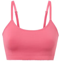 Tchibo - Seamless-Bustier mit Spitze - Damen - Gr. M - pink