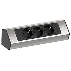 BACHMANN CASIA Steckdosenleiste 2m Edelstahl-Optik 932.000
