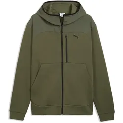 PUMA Pumatech Material Mix Double Knit Kapuzenjacke Herren 86 - moss veil XL