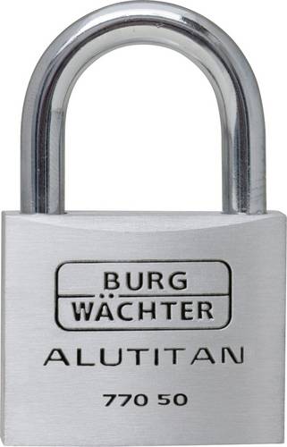 Burg Wächter 36101 Vorhängeschloss 50.00mm verschieden schließend Aluminium Schlüsselschloss