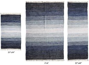 Richmond Gradation 3 Piece Area Rug Collection by Home Weavers Inc in Blue