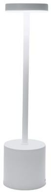 GlowBake LED Rechargeable Touch Table Lamp Bedside & Outdoor Light White