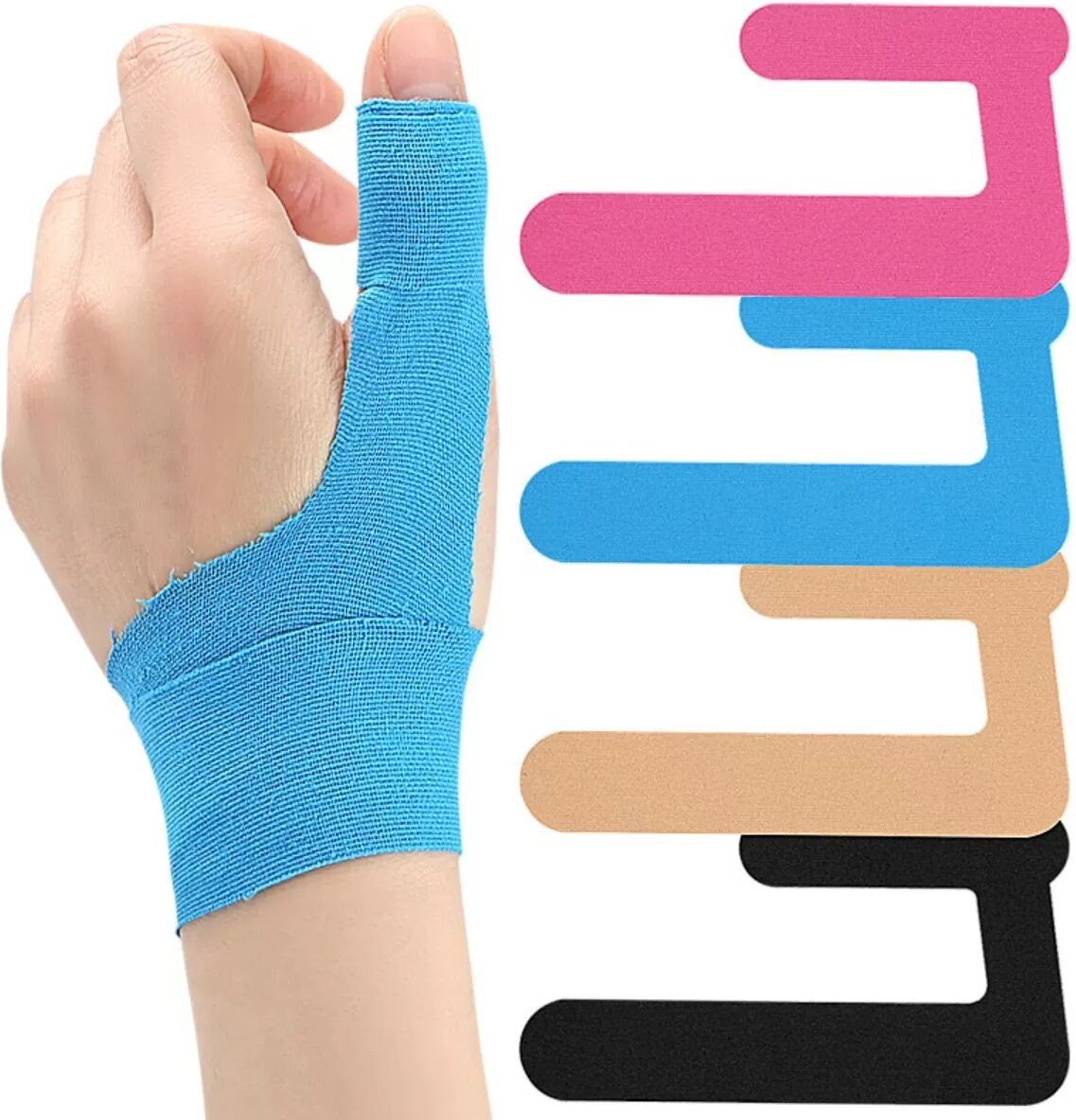 INF Handgelenk Muskelstützband – 8 Stück, Leichte & Elastische Kompression