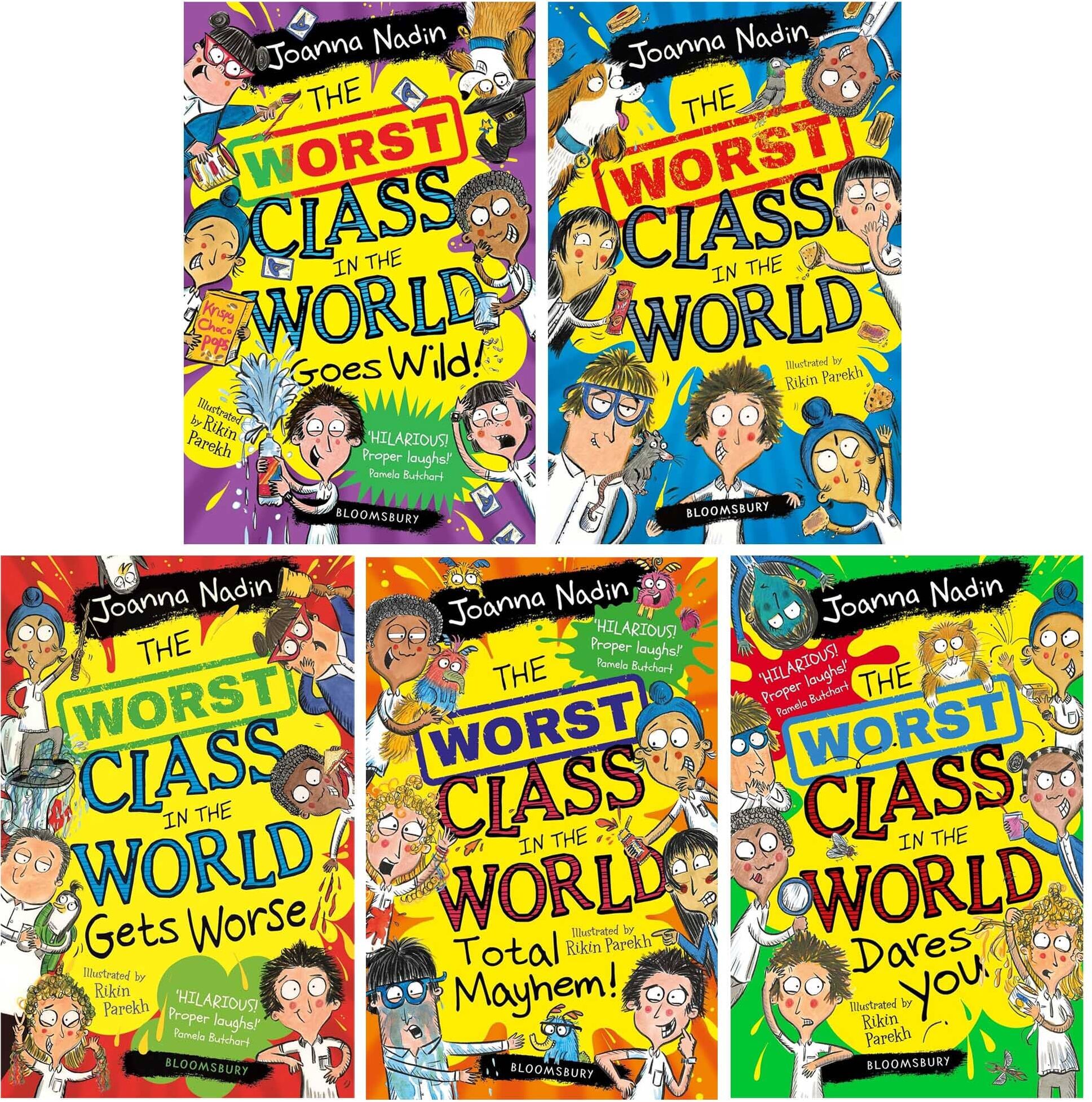 The Worst Class in the World by Joanna Nadin 5 Books Collection Set - Age 5-9 - Paperback Bloomsbury Publishing PLC
