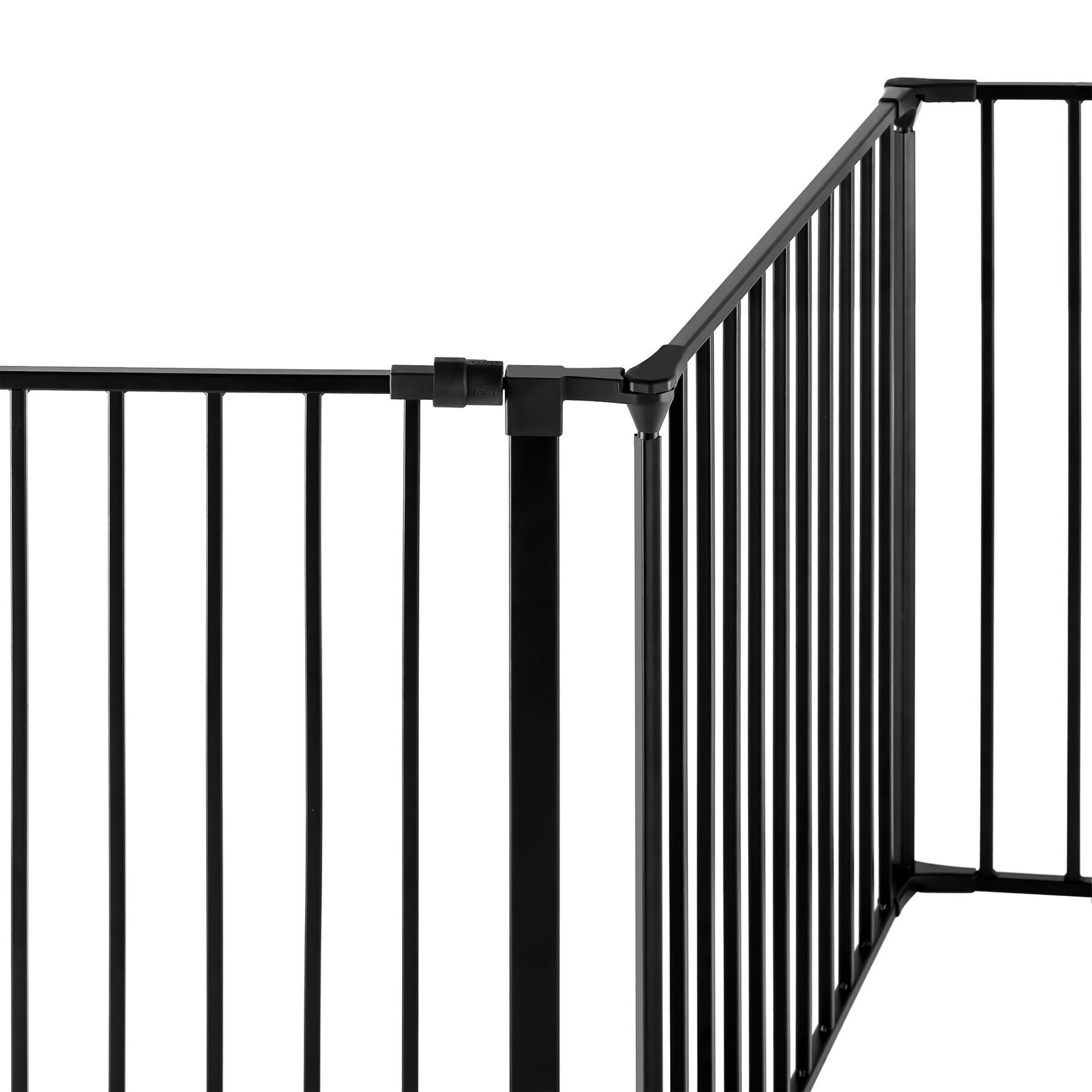 Openhaardhek Agni zwart van TecTake GmbH