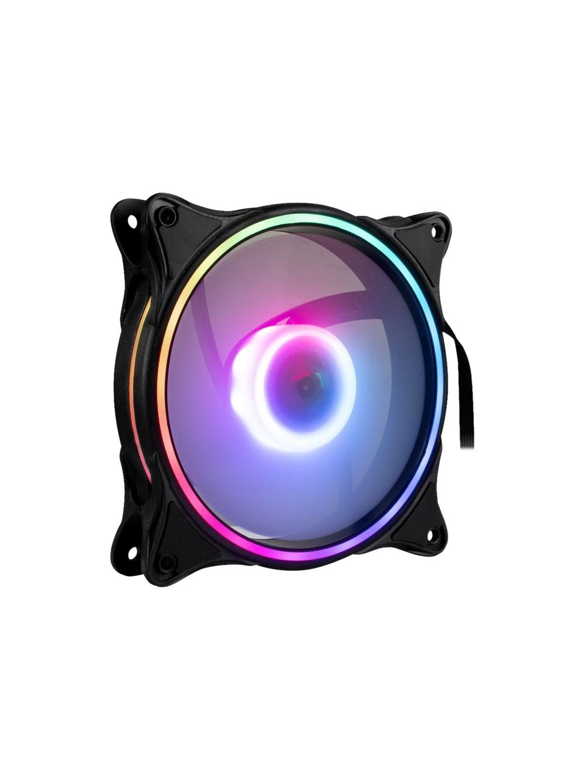 Inter-Tech Argus RGB-FAN SET RS-08 - Gehäuselüfter - 120mm - Schwarz