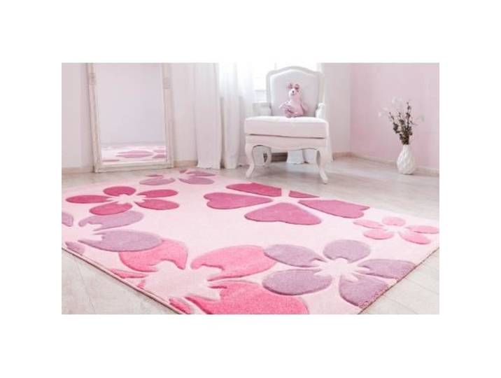 Tapis moderne - LUXOR LIVING - Brest - Synthétique - Rose - 120x170cm