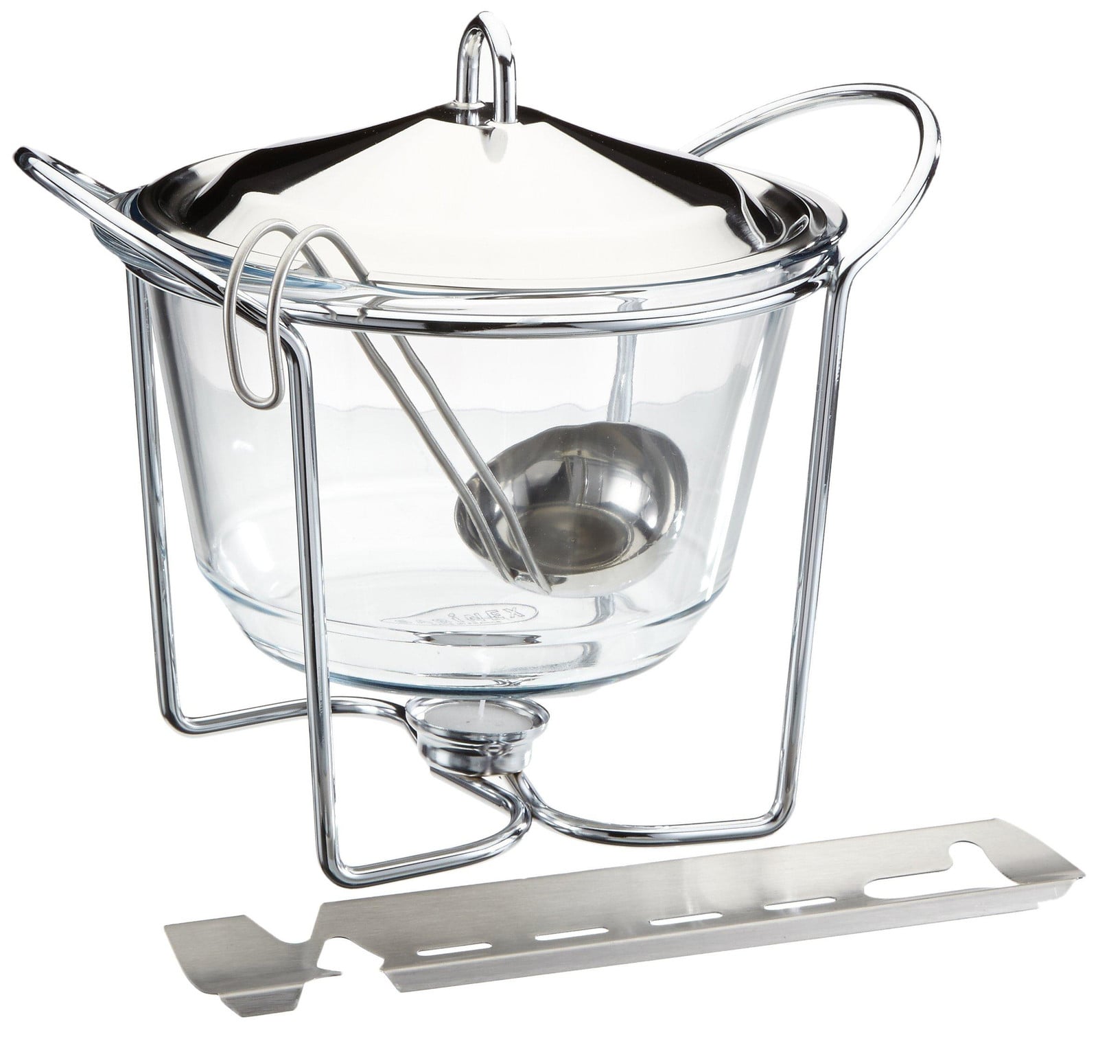 Dripio Glühweinset met vuurkorf, 4 liter, zilverkleurig